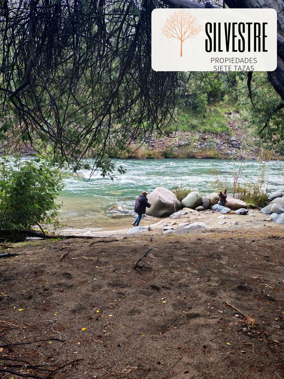 Pozón del río Claro junto a la Parcela Eco Parque